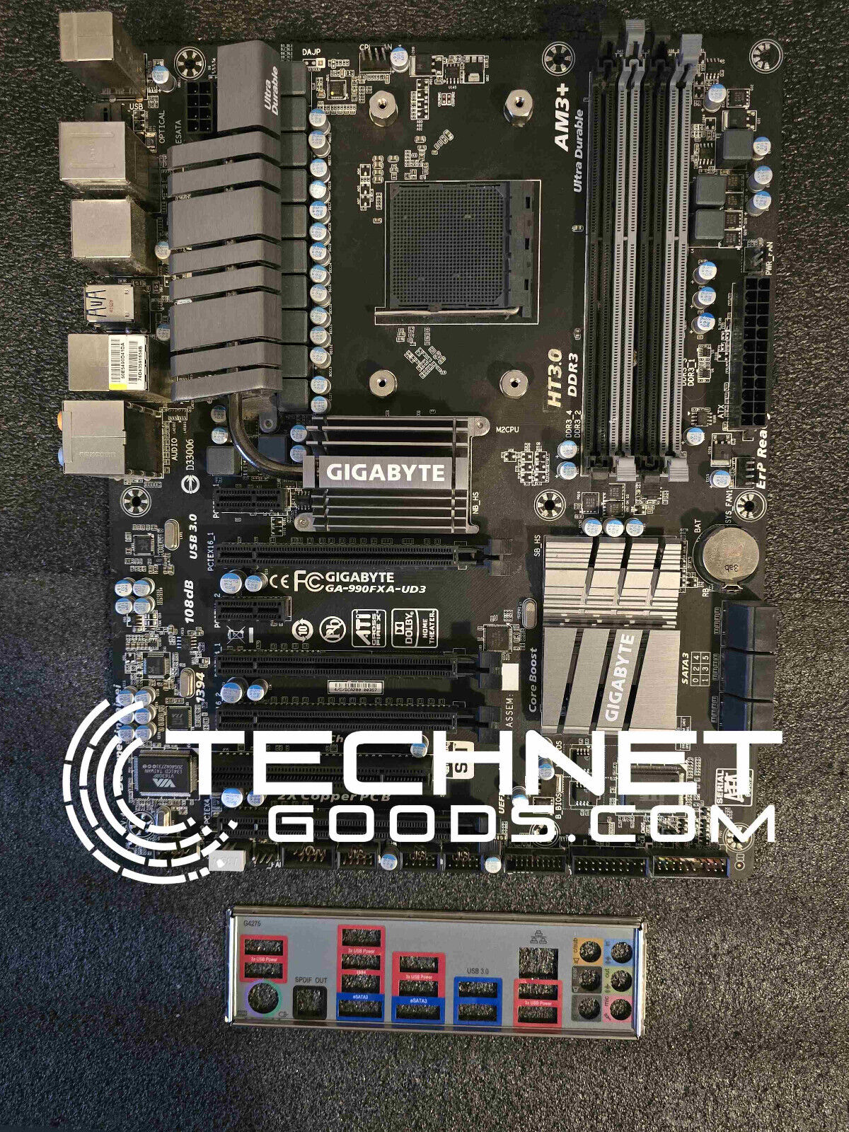 Gigabyte-990FXA-UD3 ATX AMD Motherboard - TESTED