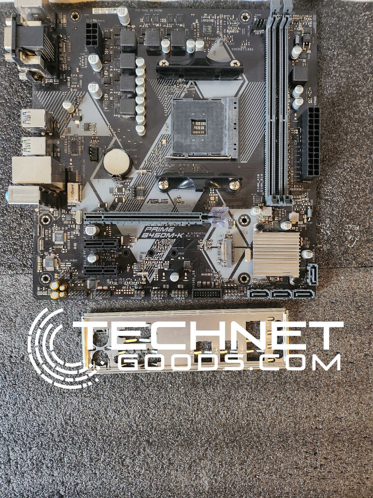ASUS Prime B450M-K Micro ATX AMD Motherboard - TESTED