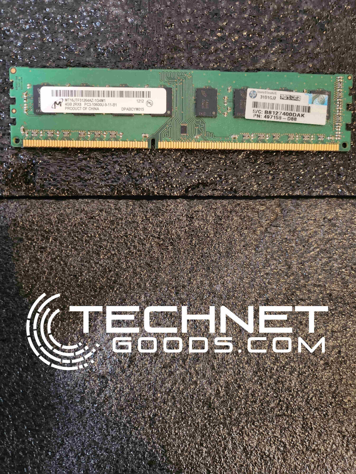 Micron 4GB 2Rx8 DDR3 1333MHz MT16JTF51264AZ-1G6M1 - TESTED