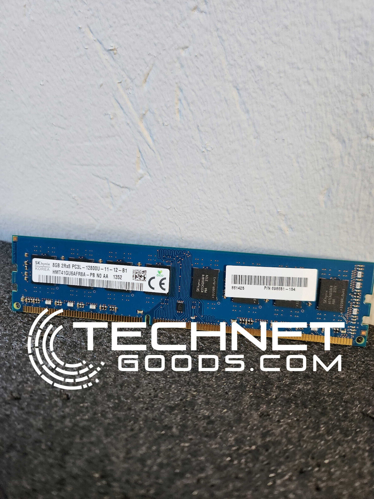 SK Hynix 1x8 1600Mhz DDR3 PC3L-12800 HMT41GU6AFR8A-PB N0 AA 861425- TESTED